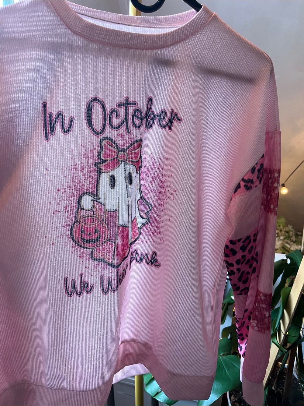 Pink sweater